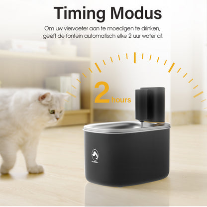9. PetMeals® Drinkfontein kat & hond - Smart Kattenfontein met App - 4L