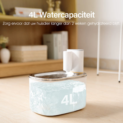 10. PetMeals® Slimme Drinkfontein met App – Altijd Vers Water voor Honden & Katten (4L)