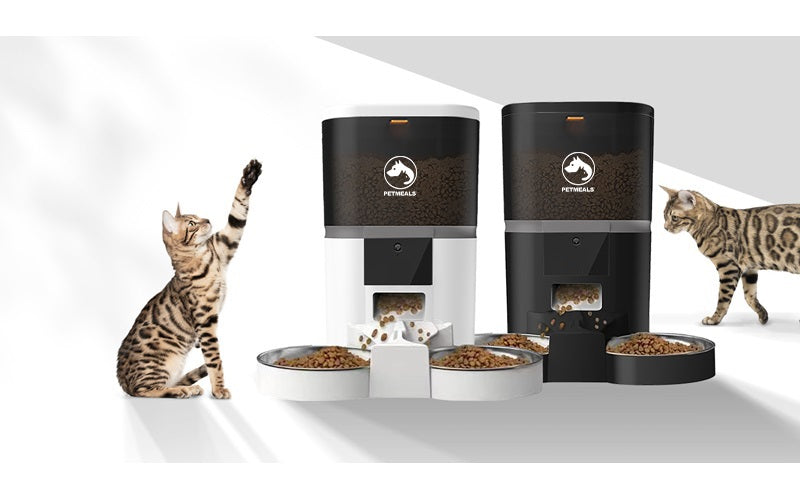 6. PetMeals® Automatische Voerbak - WIFI - Dual Bowl