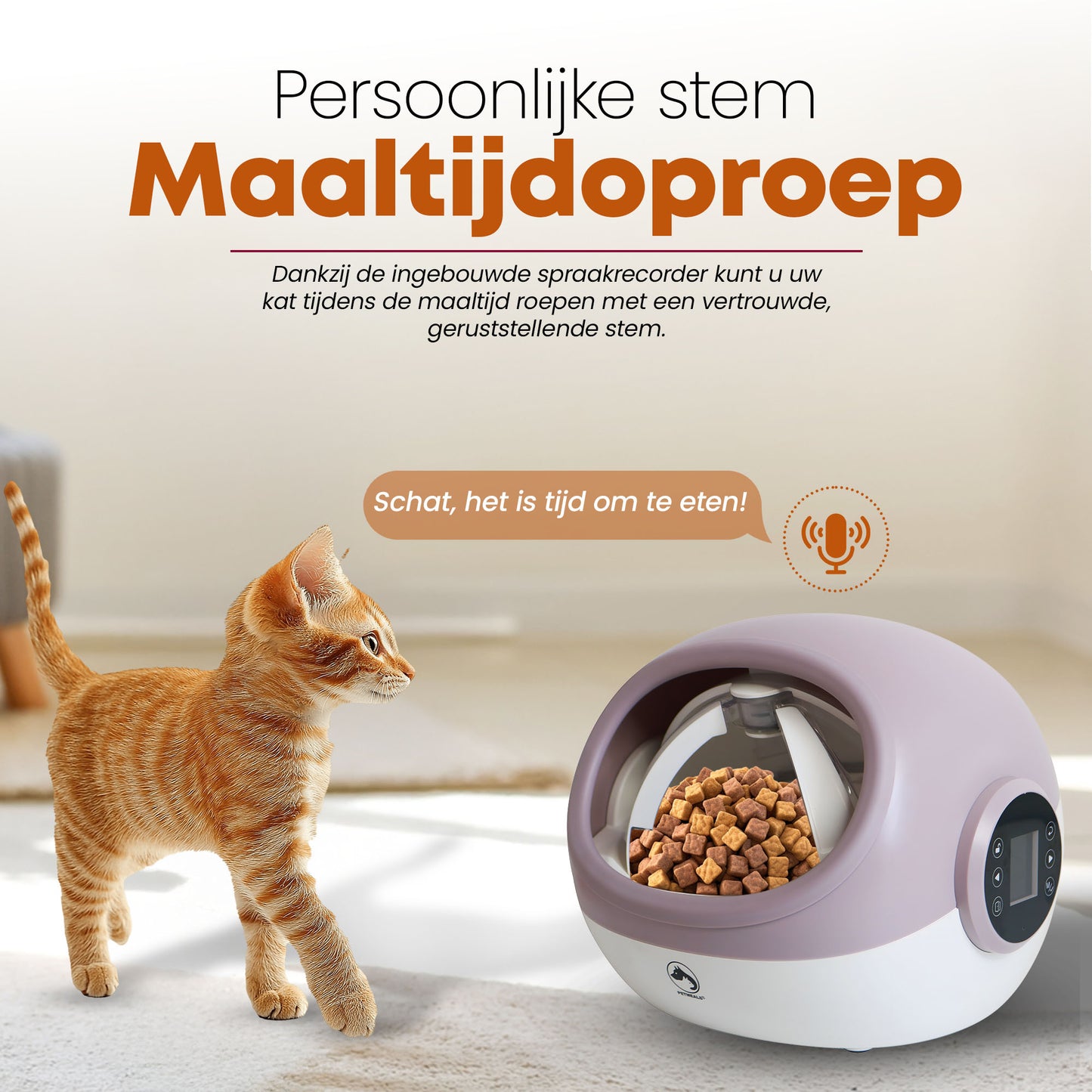 11. PetMeals® - Automatische voerbak - Voerautomaat met RFID Chip voor Halsband