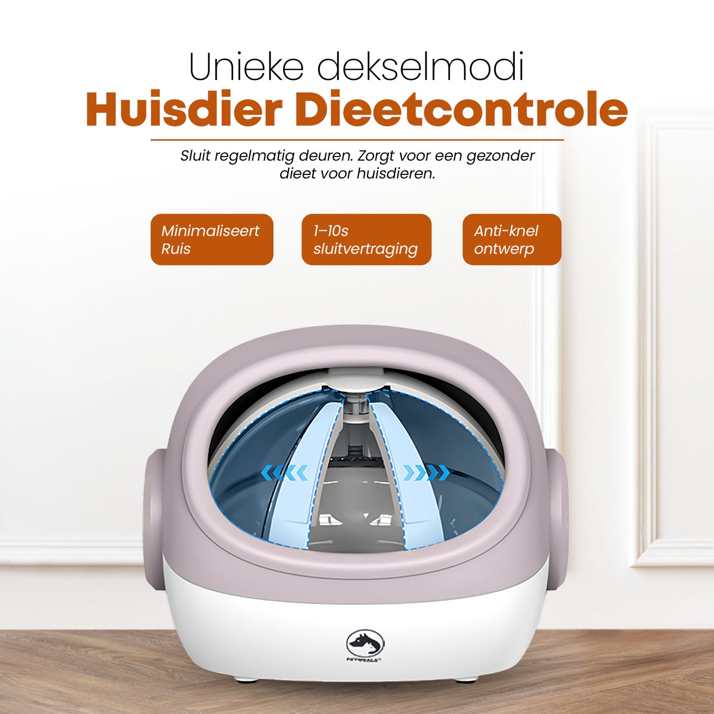11. PetMeals® - Automatische voerbak - Voerautomaat met RFID Chip voor Halsband