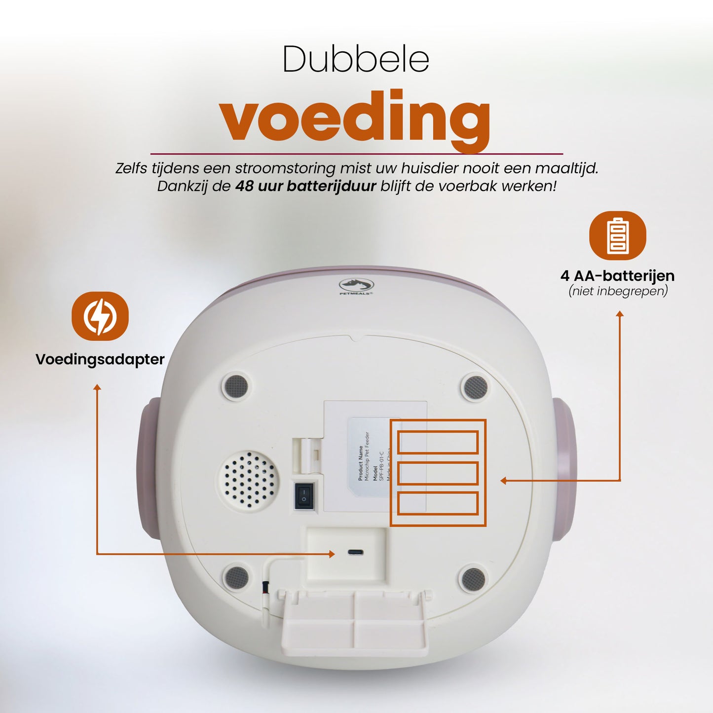 11. PetMeals® - Automatische voerbak - Voerautomaat met RFID Chip voor Halsband