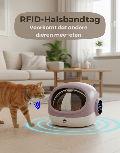 11. PetMeals® Automatische Chip Voerbak Persoonlijke voerbak voor katten (RFID)
