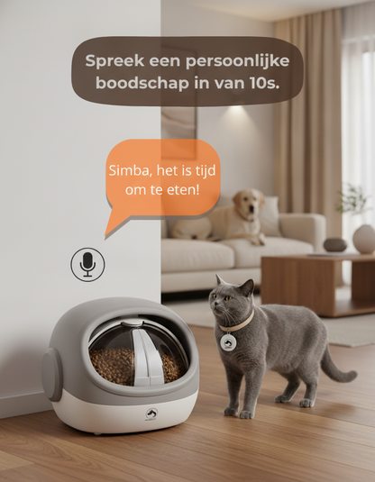 12. PetMeals® Automatische Chip Voerbak Persoonlijke voerbak voor katten (RFID)