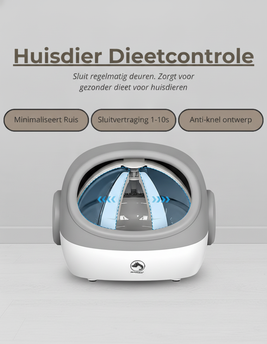 12. PetMeals® Automatische Chip Voerbak Persoonlijke voerbak voor katten (RFID)