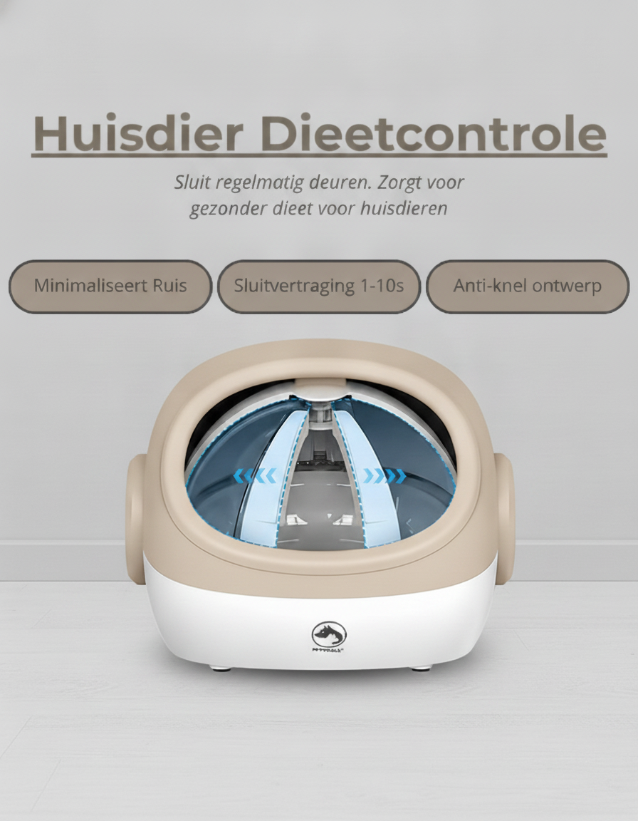 13. PetMeals® Automatische Chip Voerbak Persoonlijke voerbak voor katten (RFID)
