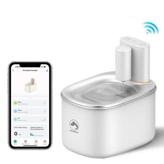 10. PetMeals® Drinkfontein kat & hond - Smart Kattenfontein met App - 4L