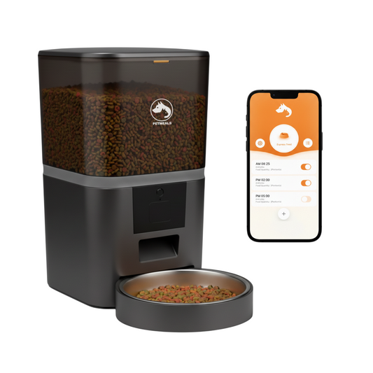 7. PetMeals® Automatische Voerbak met App Enkele voerbak voor honden en katten