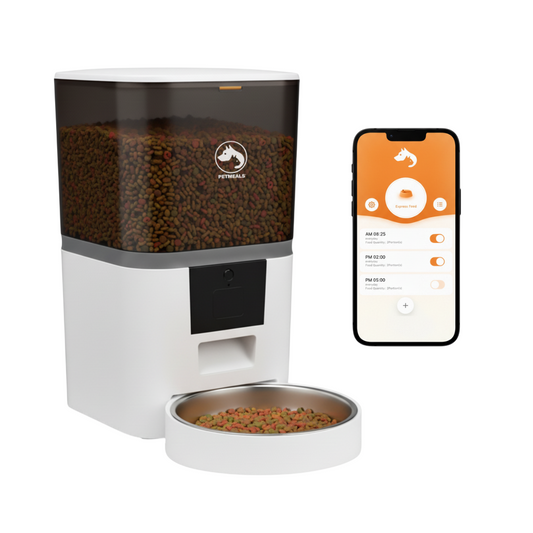 8. PetMeals® Automatische Voerbak met App Enkele voerbak voor honden en katten