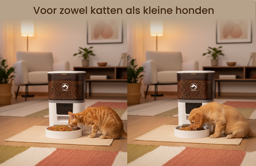 8. PetMeals® Automatische Voerbak met WiFi – Enkele Voerbak voor Honden & Katten